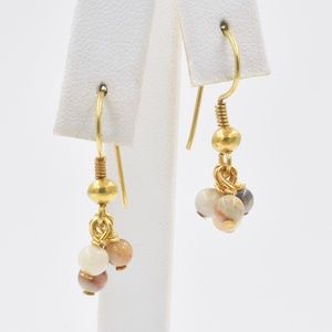 14k Gold Plated Drop Earrings